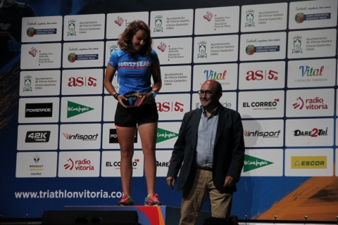 Triathlon Vitoria-Gasteiz 2018 (Entrega de premios)